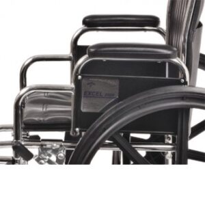 Medline Adjustable Removable Desk-Length Wheelchair Armrests