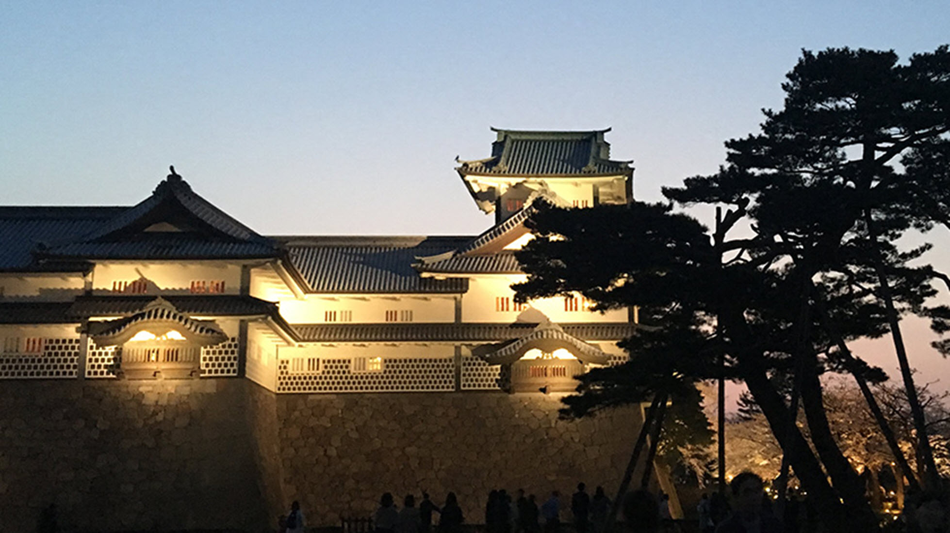 kanazawa castle in japan