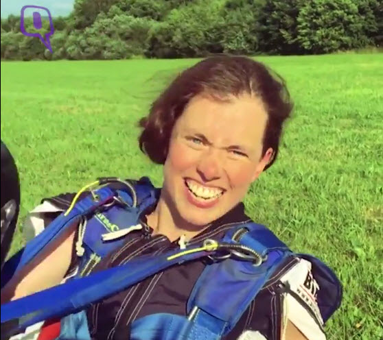 paraplegic skydiver