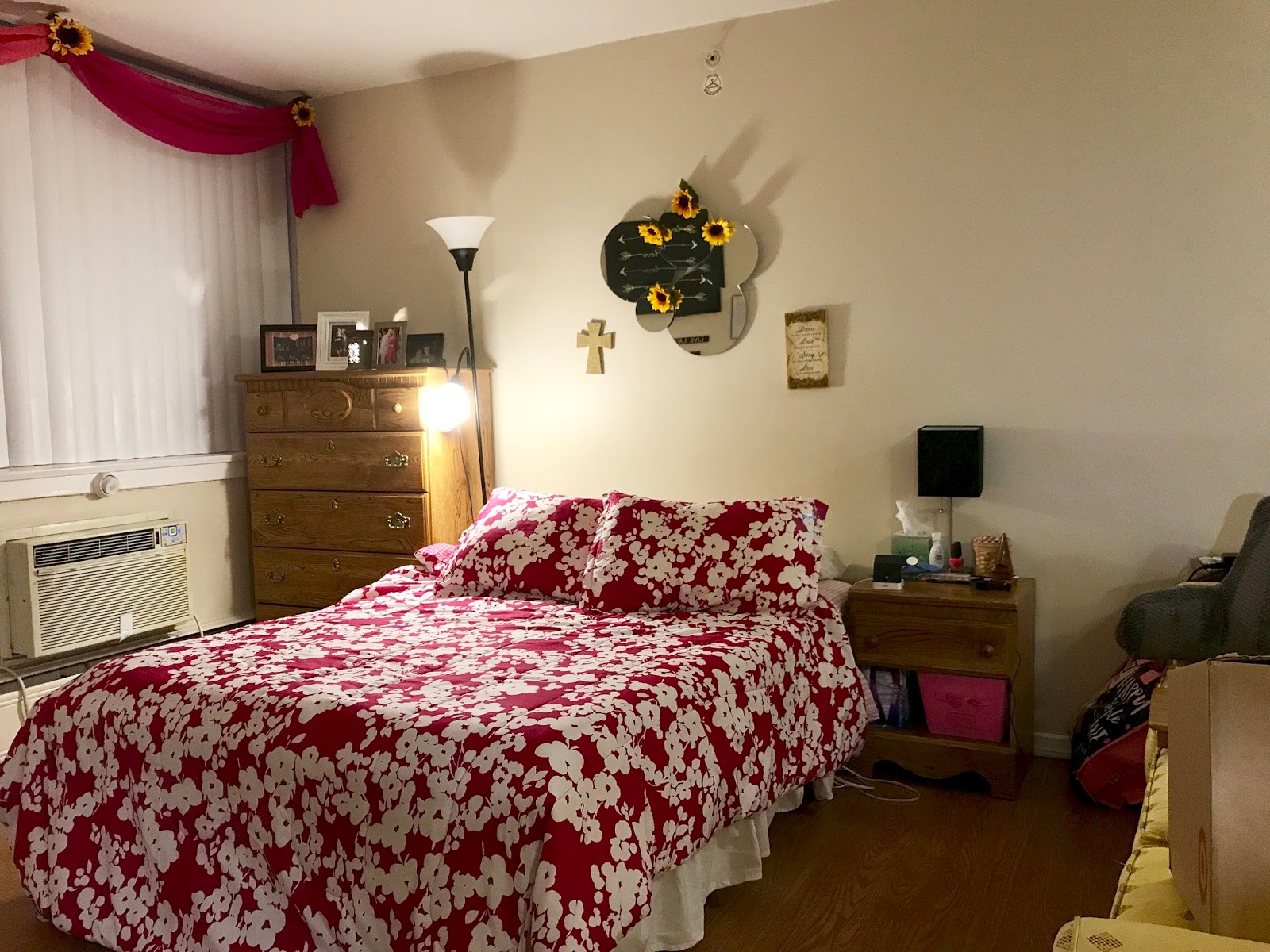 picture of kelly's bed/living area