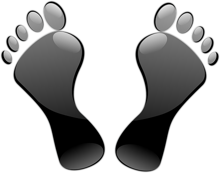 graphic of feet