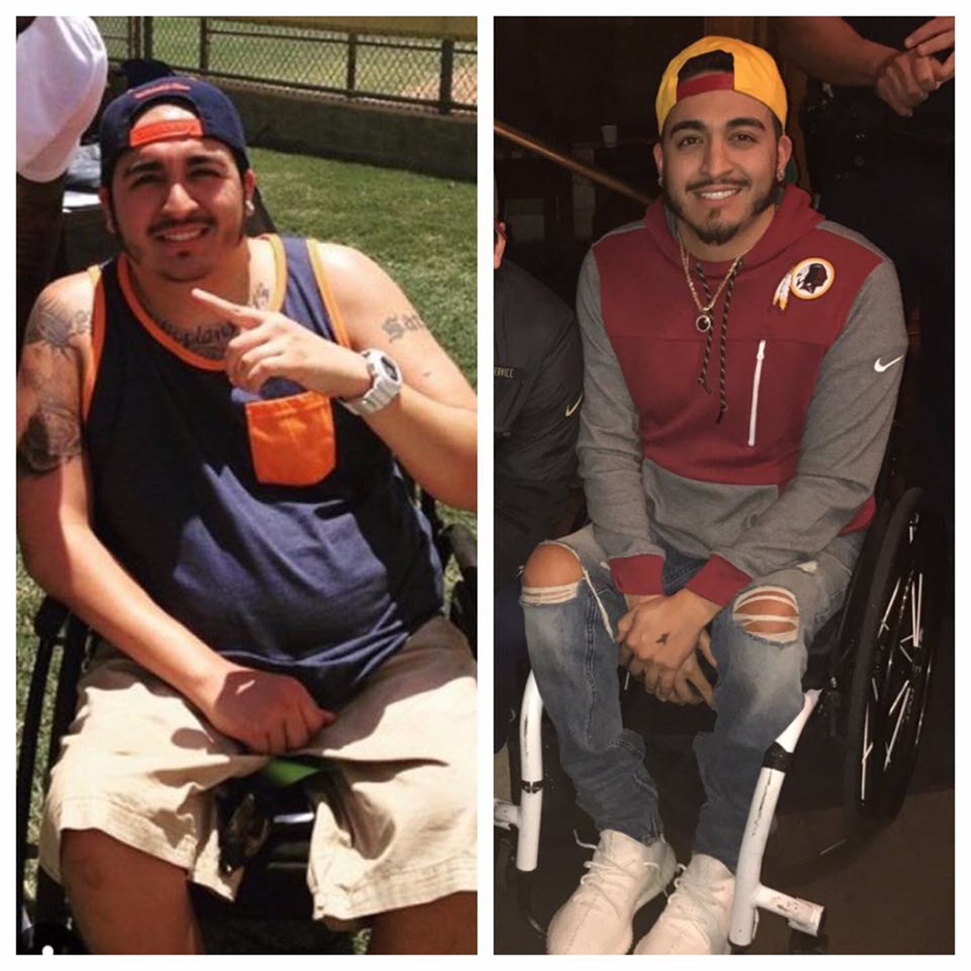 T4 paraplegic's before and after weight loss pictures