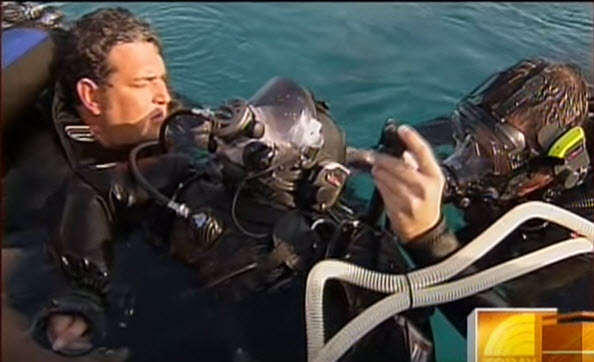 ventilator dependent man goes scuba diving