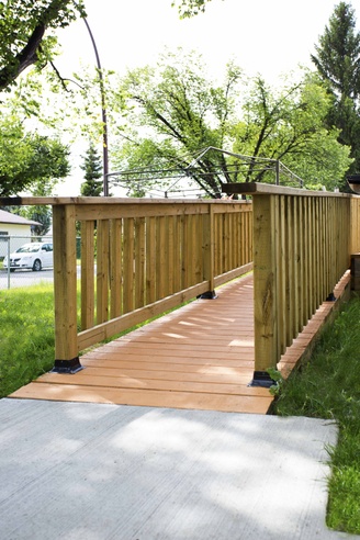 picture of wooden ramp