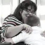 picture of jennifer and her son hugging 