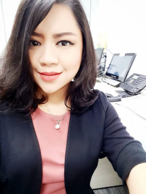 picture of fariza in a office setting