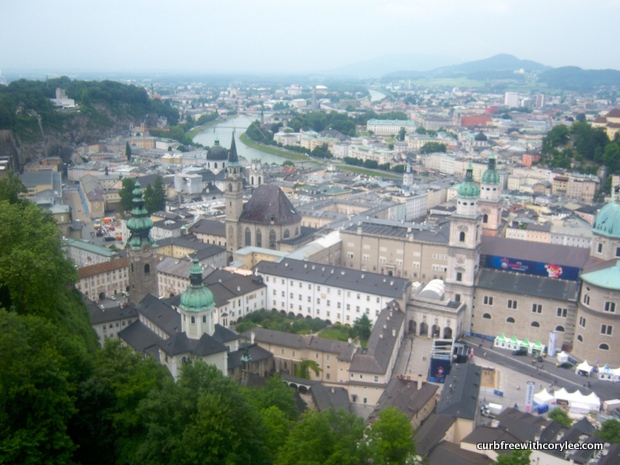 view from Hohensalzburg Fortress