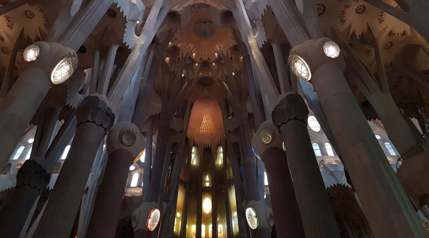 architecture in Sagrada Familia