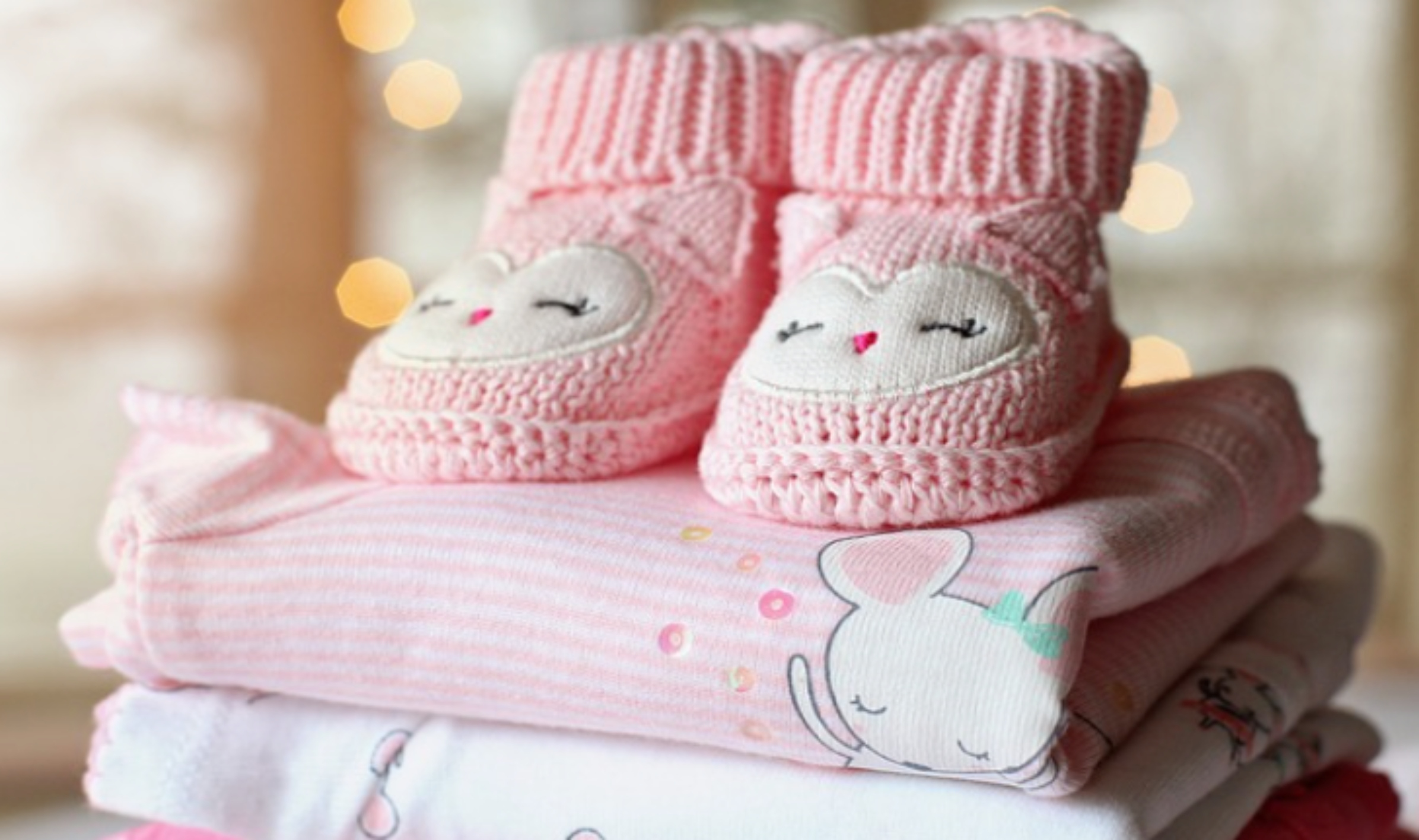 Pink baby clothes 