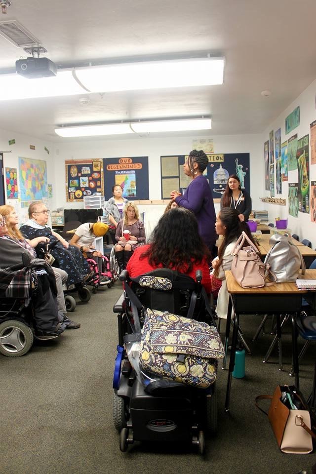 picture of peer support group for people with sci