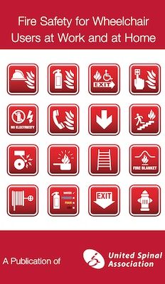 Preview cover for Wheelchair Fire Safety publication