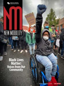 NM Cover of woman at BLM protest