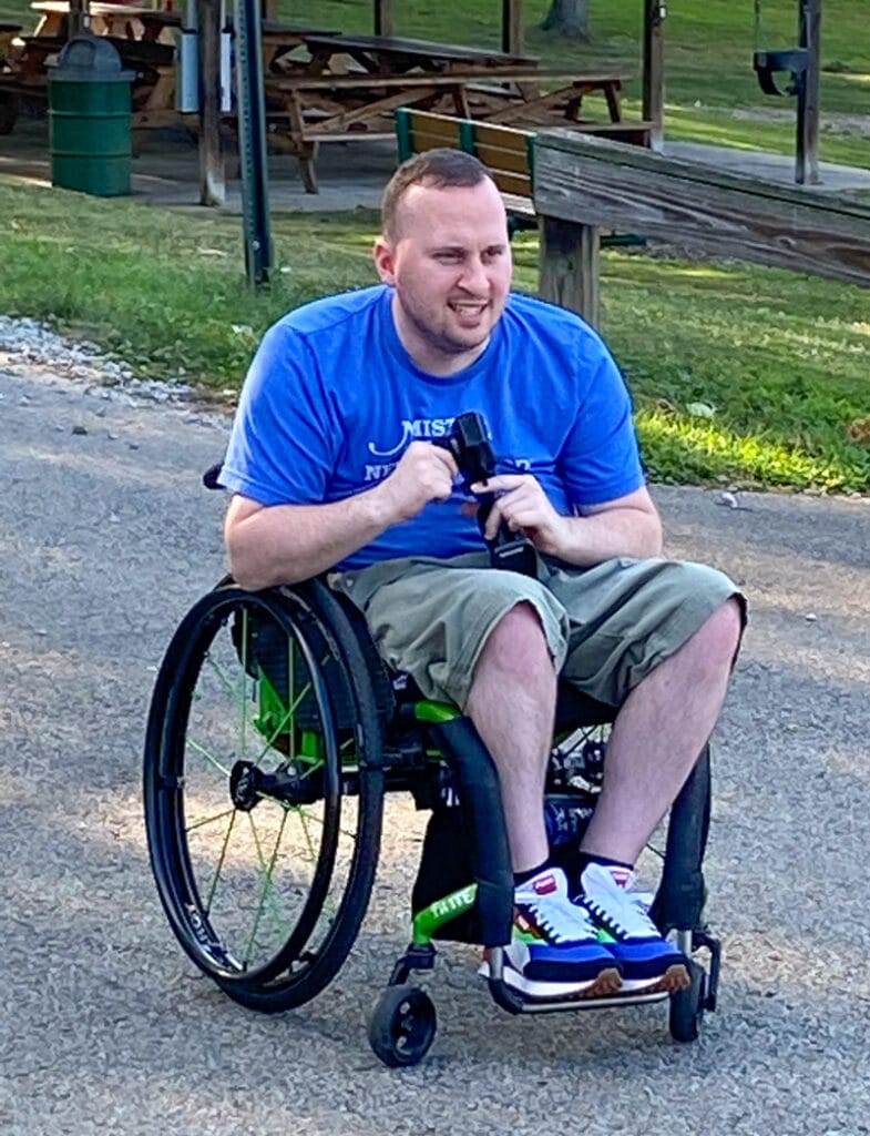 When he’s not changing the world by pushing for better disability programs, Berwick can be found navigating his RC cars.