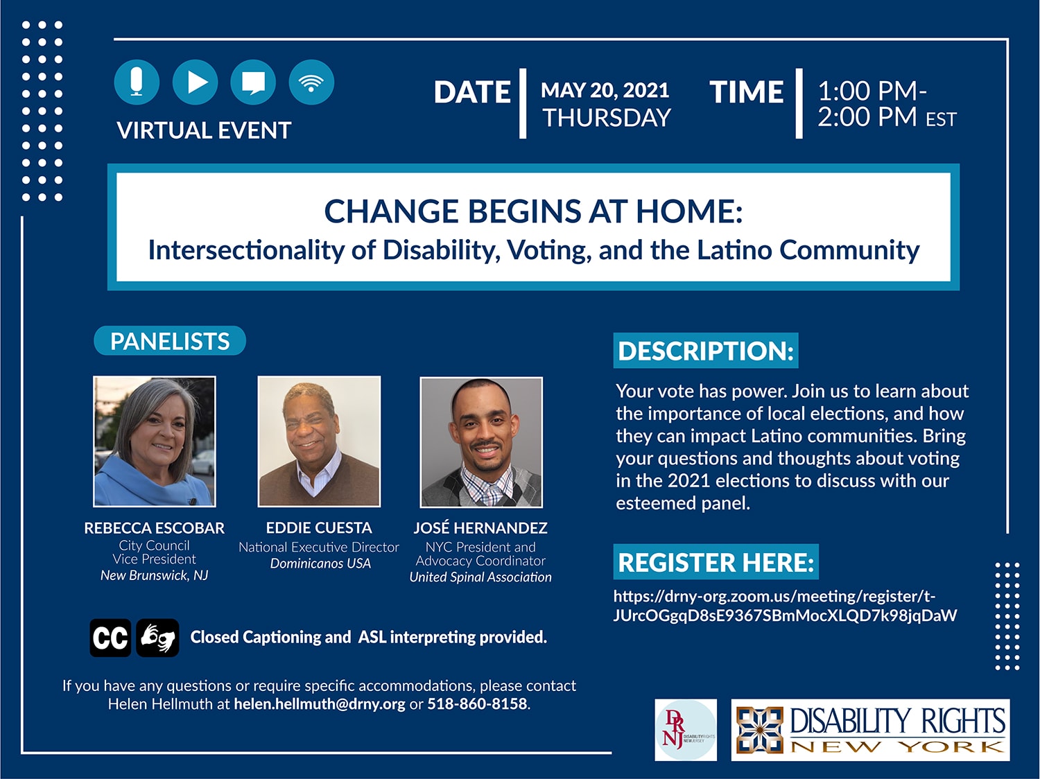 Change Begins at Home: Intersectionality of Disability, Voting, and the Latino Community 