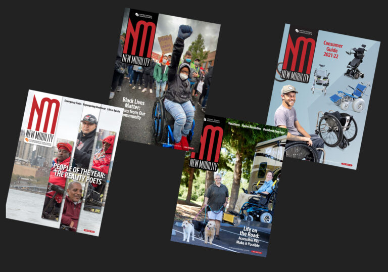 New Mobility Magazine covers