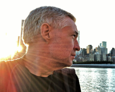 Author-Steve-Wright-on-assignment-checking-East-River-waterfront-access-in-New-York