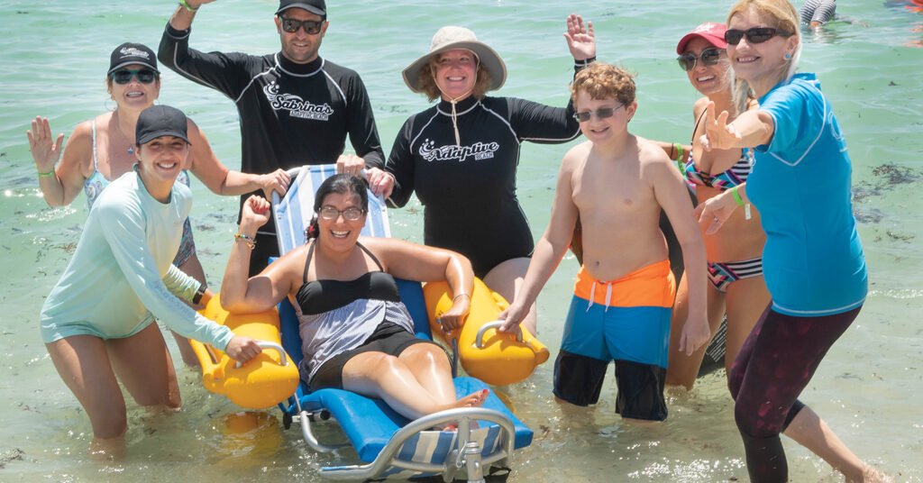The Sabrina Cohen Foundation offers wheelchair users a great day at the beach.