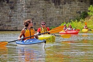 kayakers