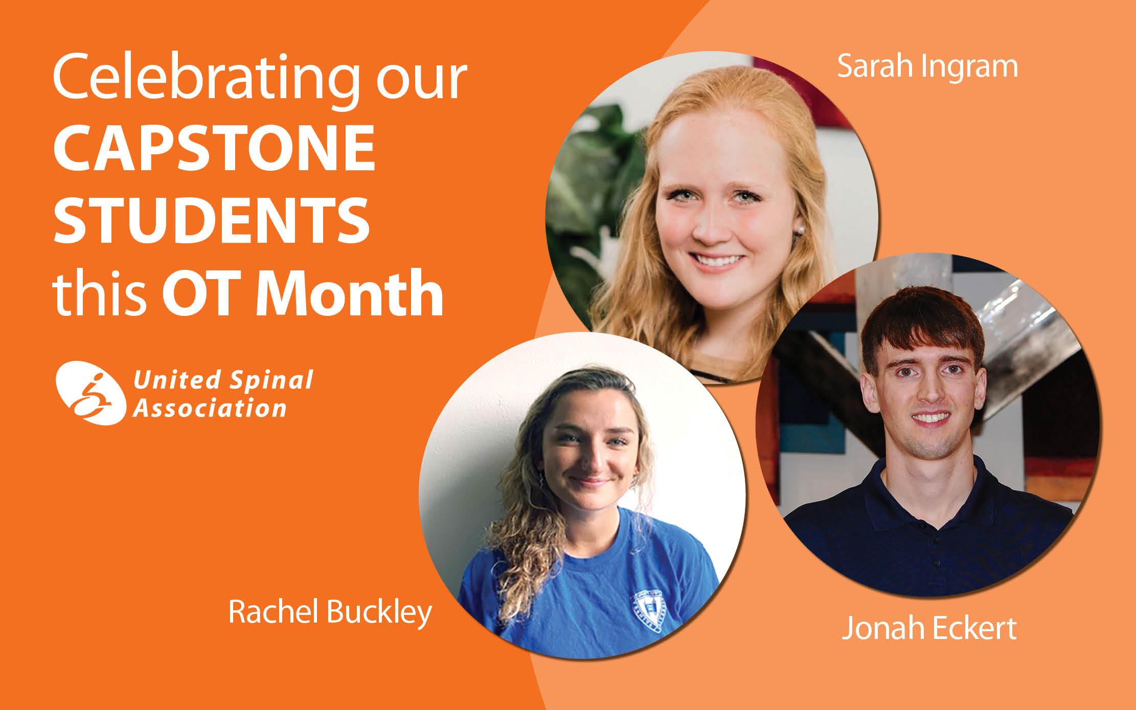 Celebrating our Capstone Students this OT month