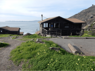 The cabin at Steep Ravine