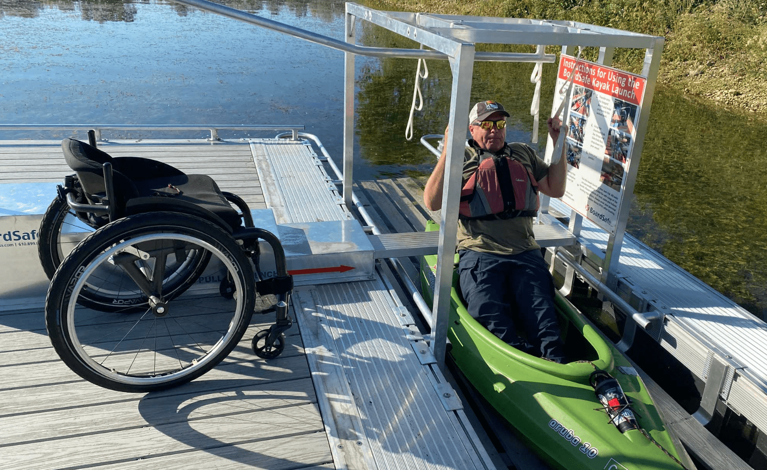 accessible kayak launch