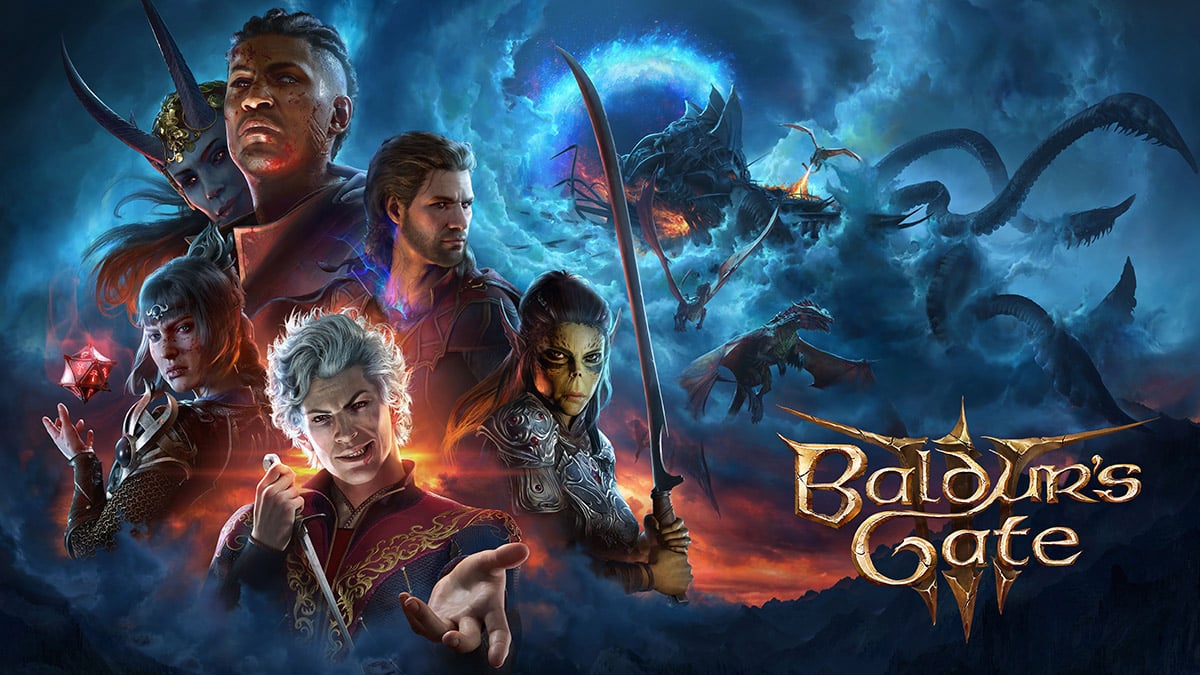 Image depicting characters in Baldur's Gate.