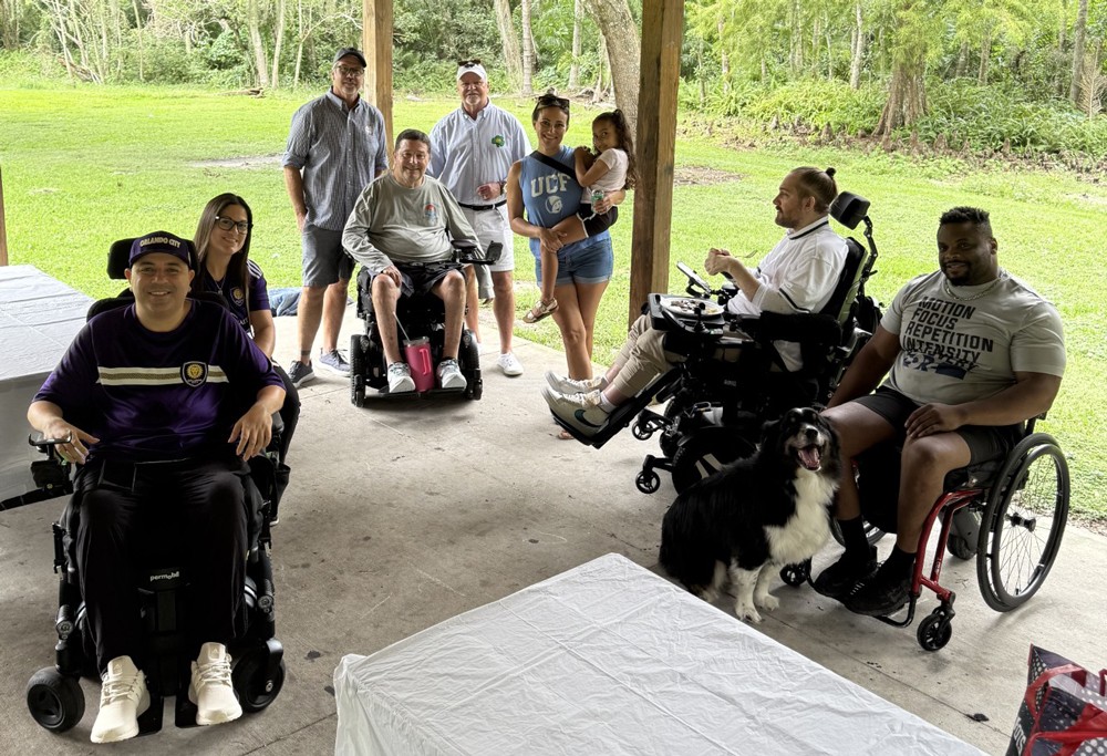 GOSCN members pictured at an outside event